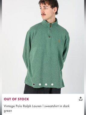 Vintage Polo Sweatshirt - XXL